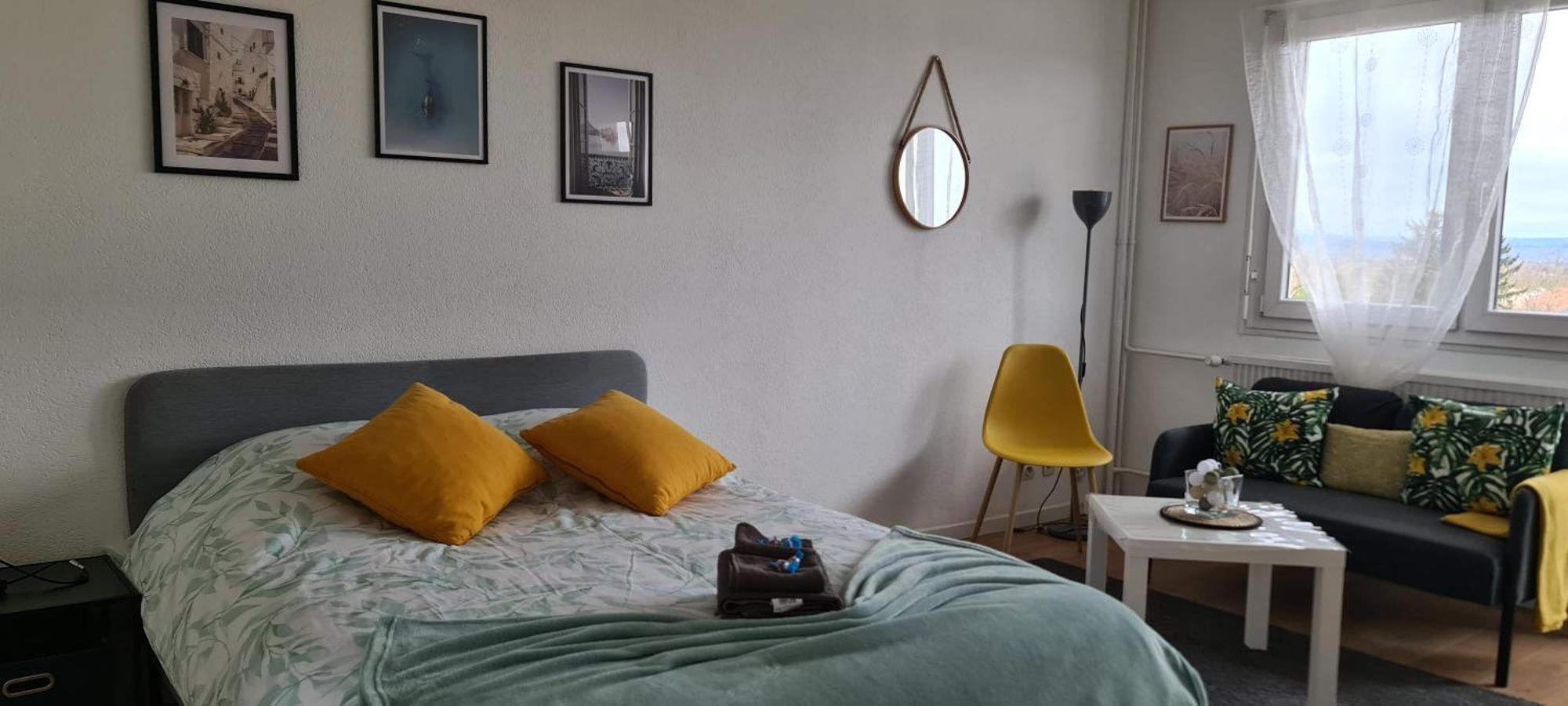 Studio Kulla Avec Terasse 5Mn Basel Airport Saint-Louis  Bagian luar foto